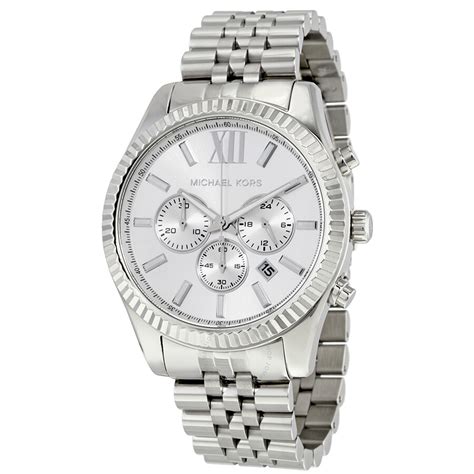 michael kors klok man zilver|michael kors watches for sale.